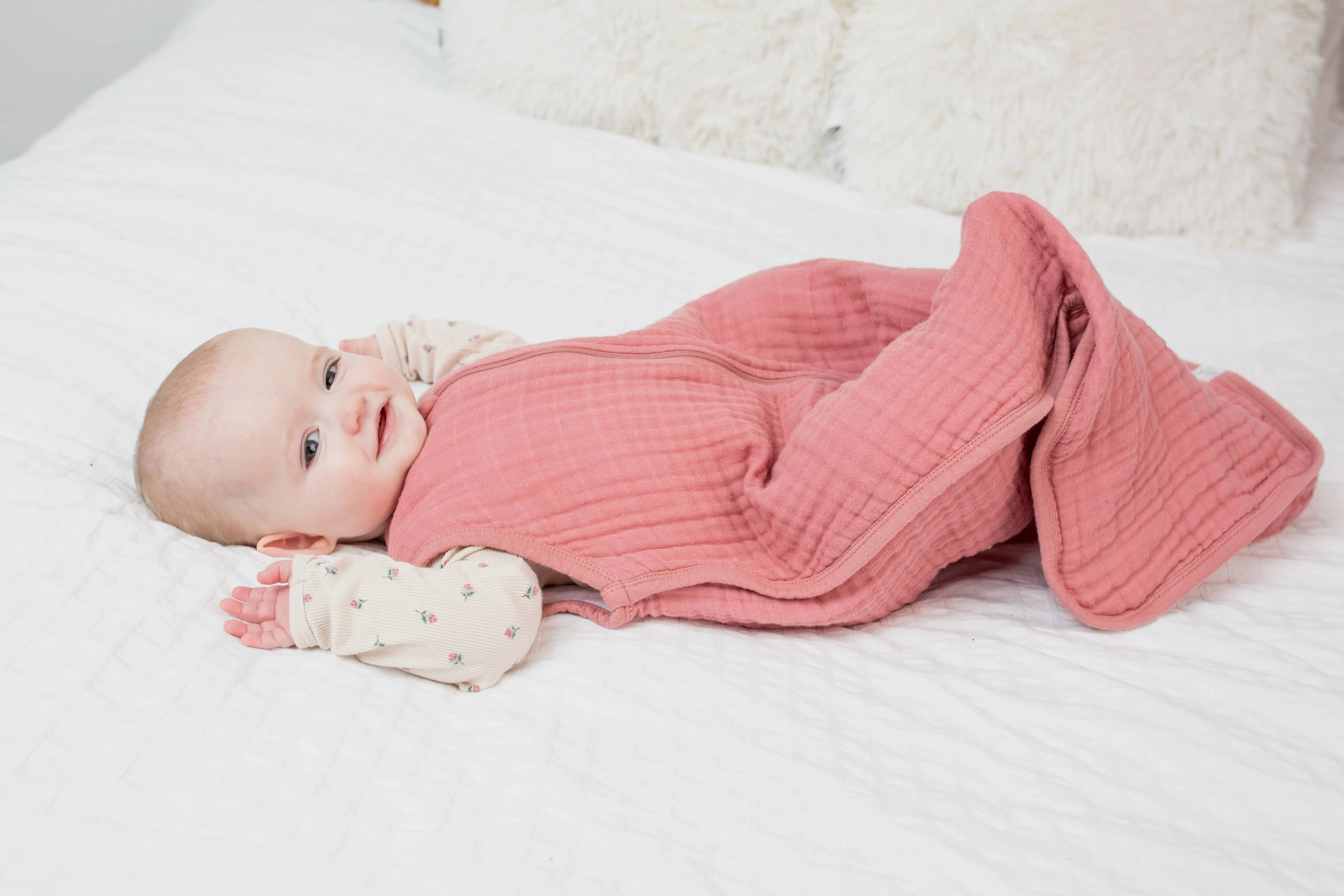 1.0TOG Cotton Sleep Sack - Rose