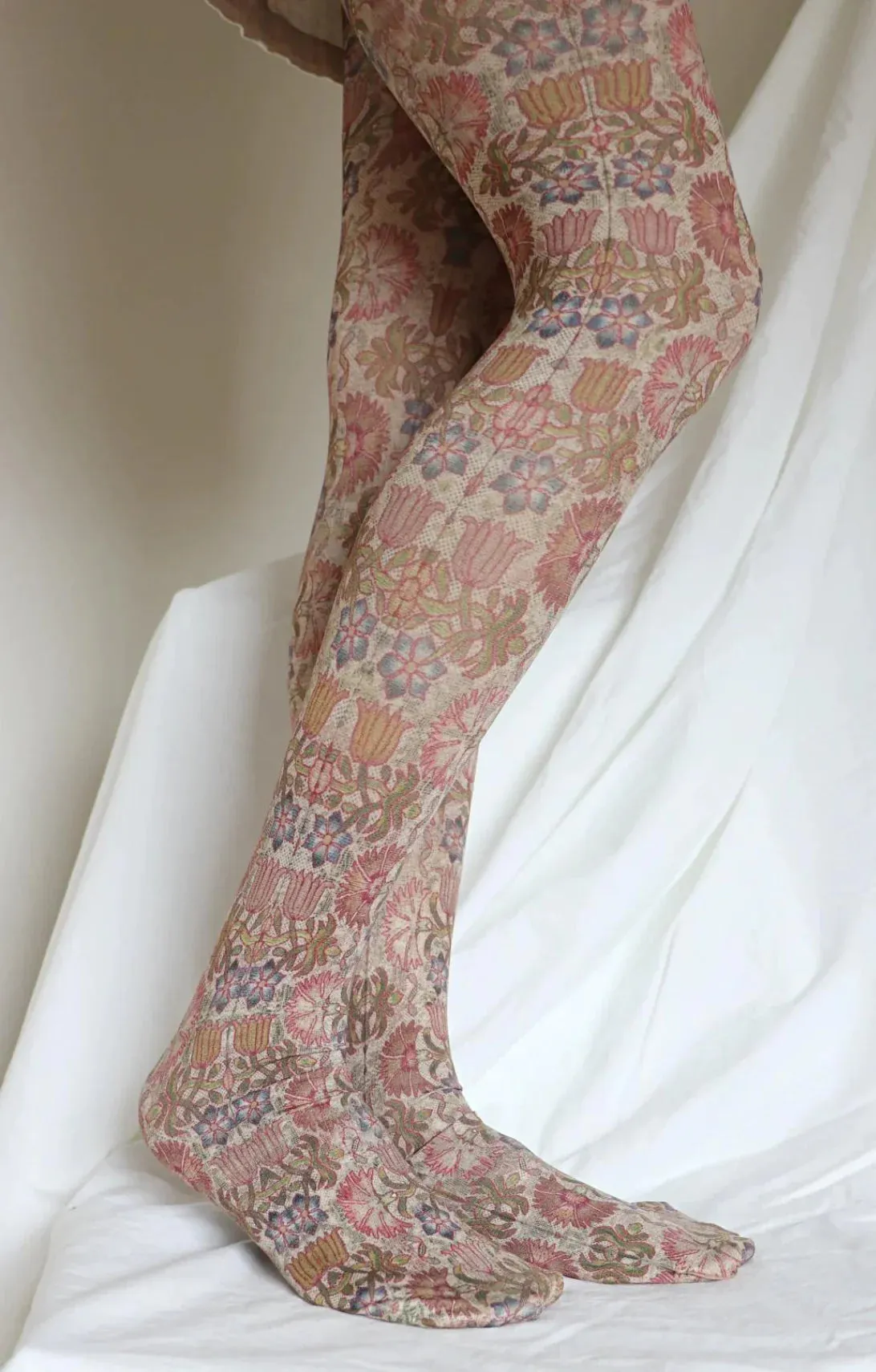 17th Century Panel Printed Art Tights