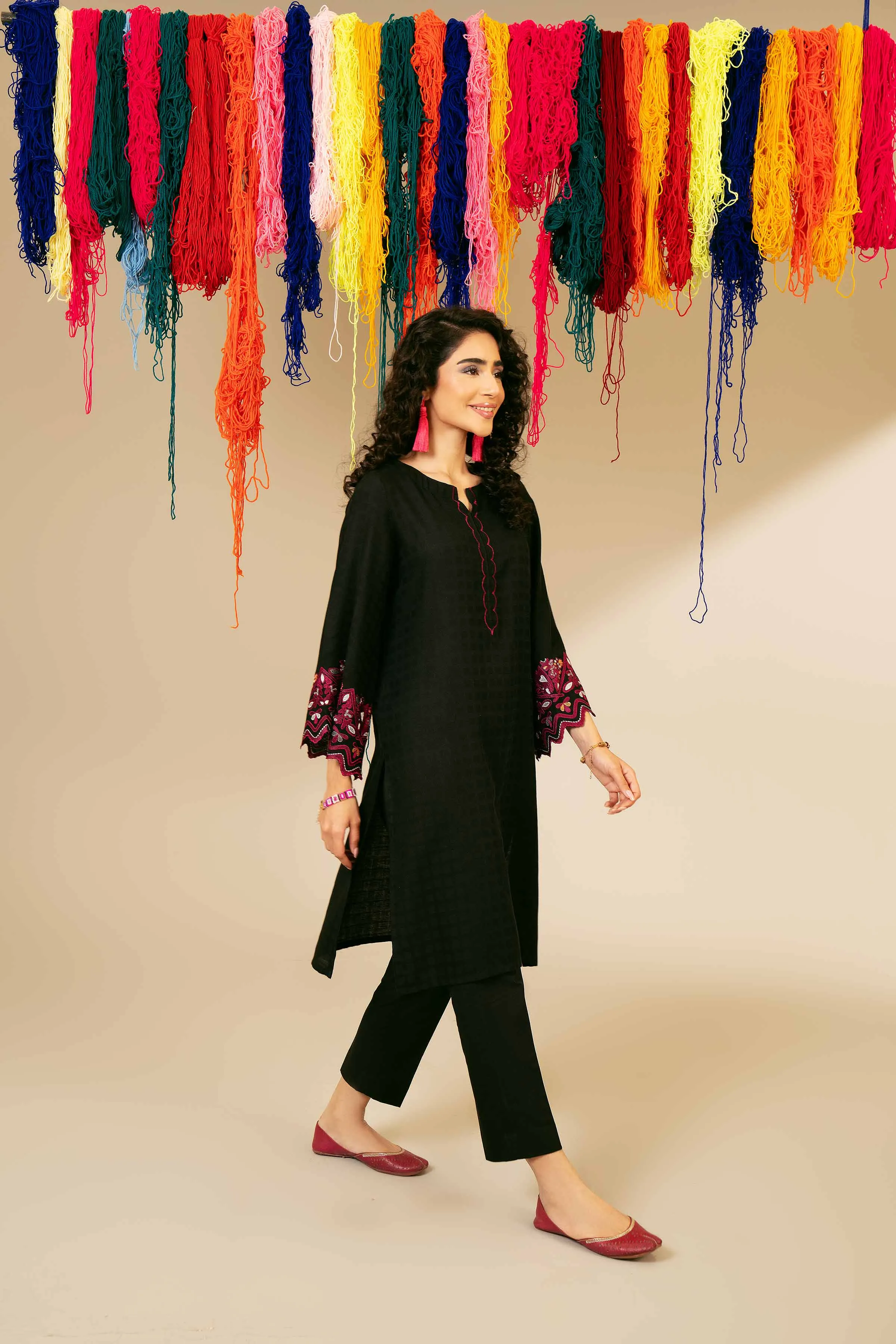 2 Piece - Embroidered Suit - PS24-31