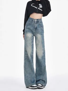 2024 Fashion Wide Leg Streetwear Jeans