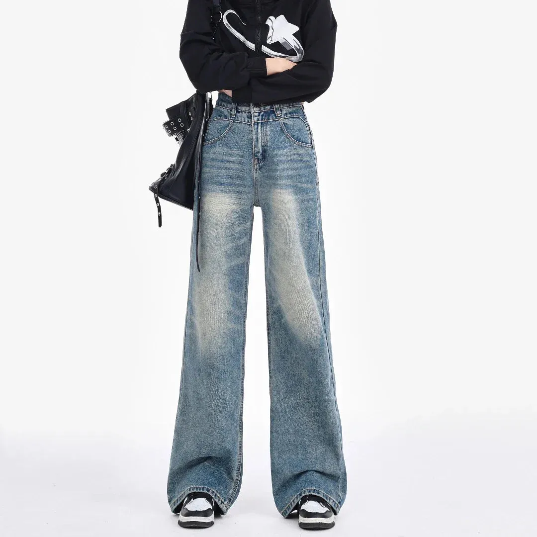 2024 Fashion Wide Leg Streetwear Jeans