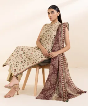 3 Piece - Printed Lawn Suit