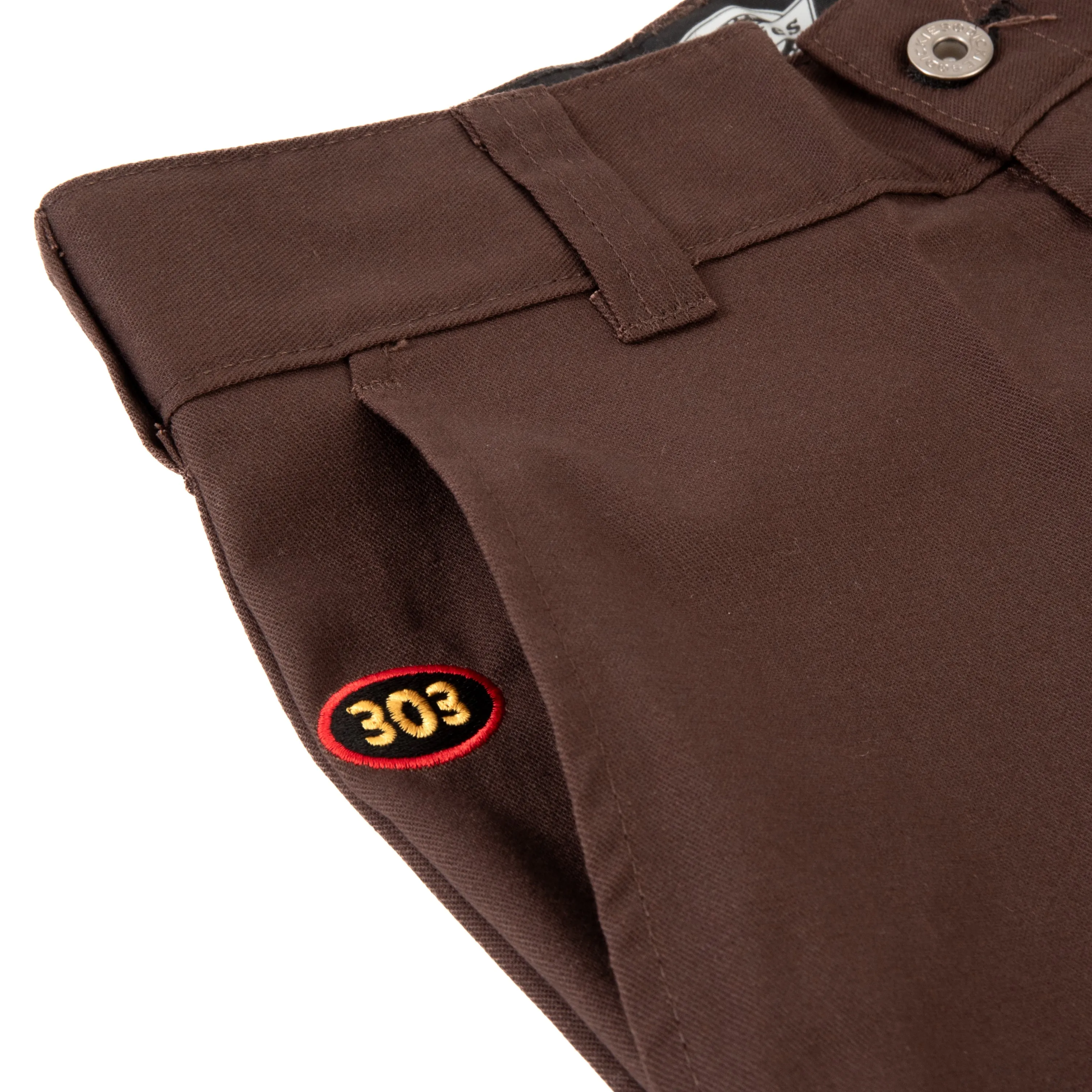 303 Boards - 303 Bird Dog x Dickies Skateboarding Slim Fit Pants (Chocolate Brown)