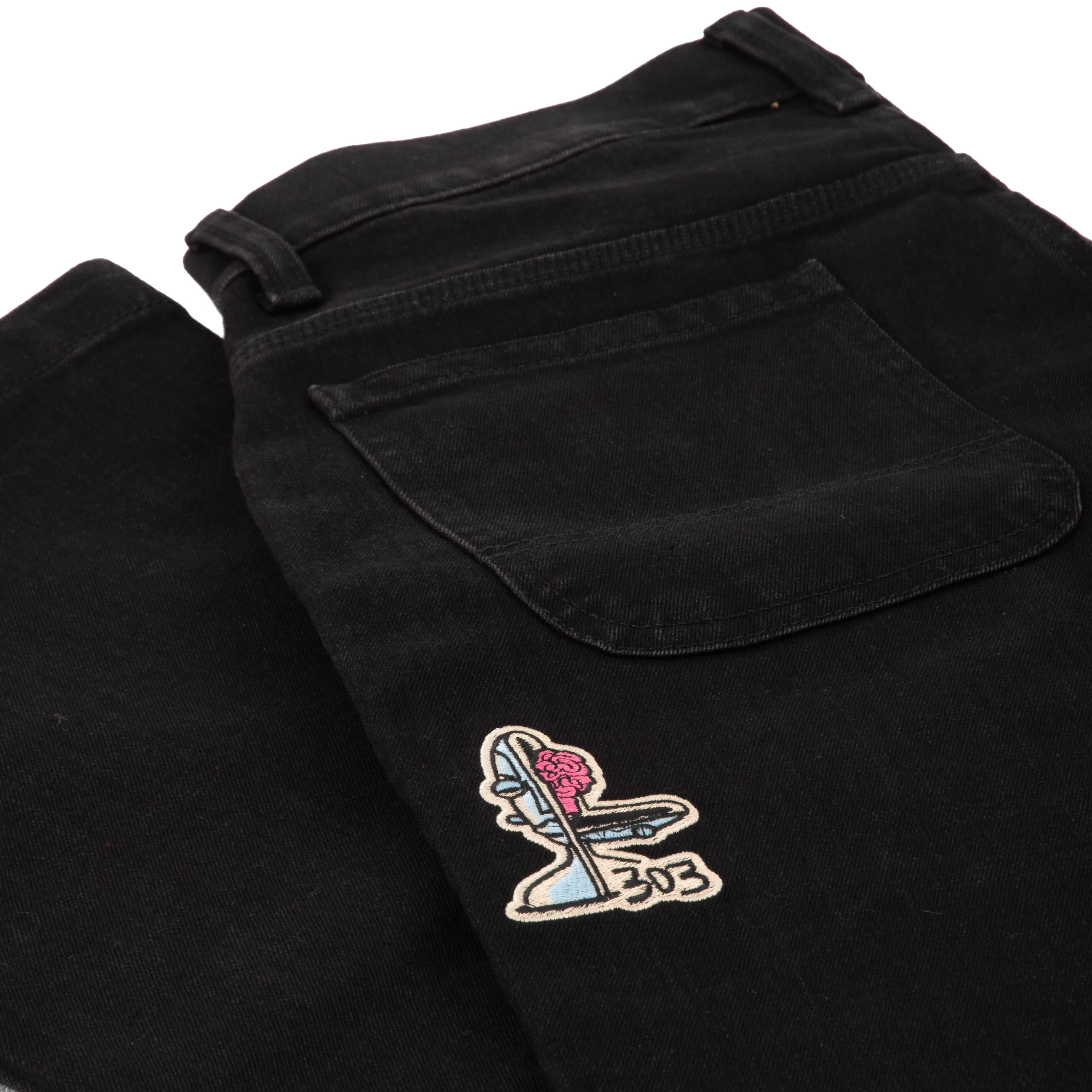 303 Boards - 303 Boards x Alex Gould My Pointless Mind Dickies Loose Fit Denim (Black)