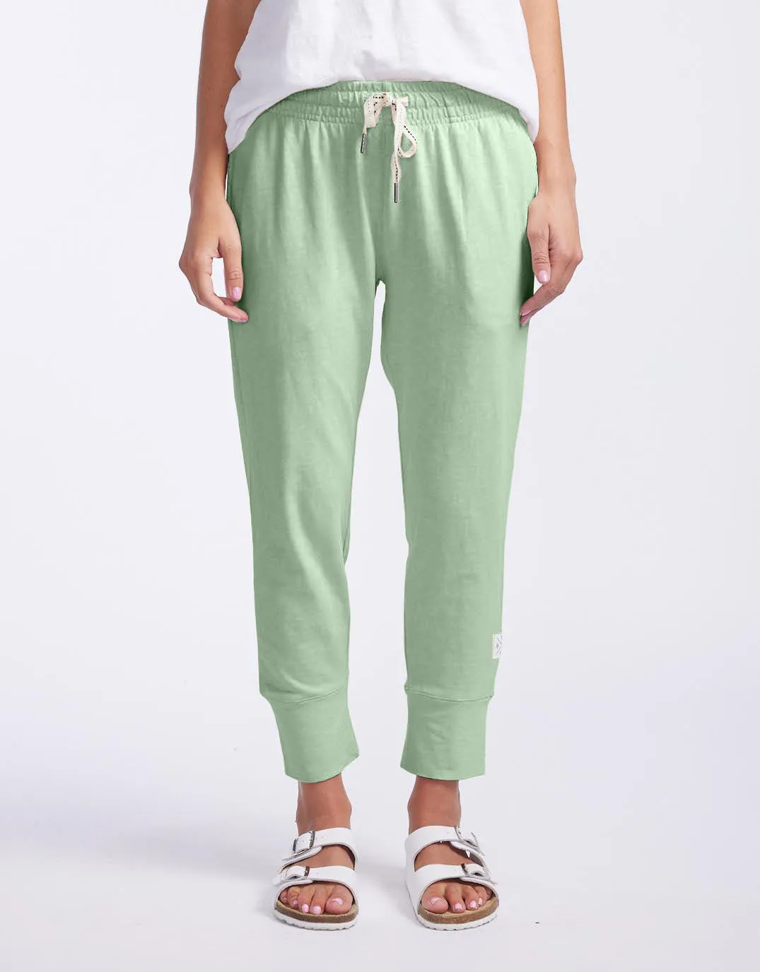 3/4 Brunch Pants - Quiet Green