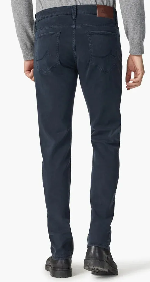 34 Heritage Cool Tapered Leg Pants in Navy Brushed Twill