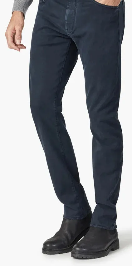 34 Heritage Cool Tapered Leg Pants in Navy Brushed Twill