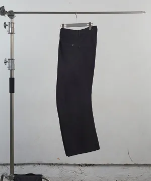 3D TWISTED WIDE LEG JEANS "FADED BLACK"