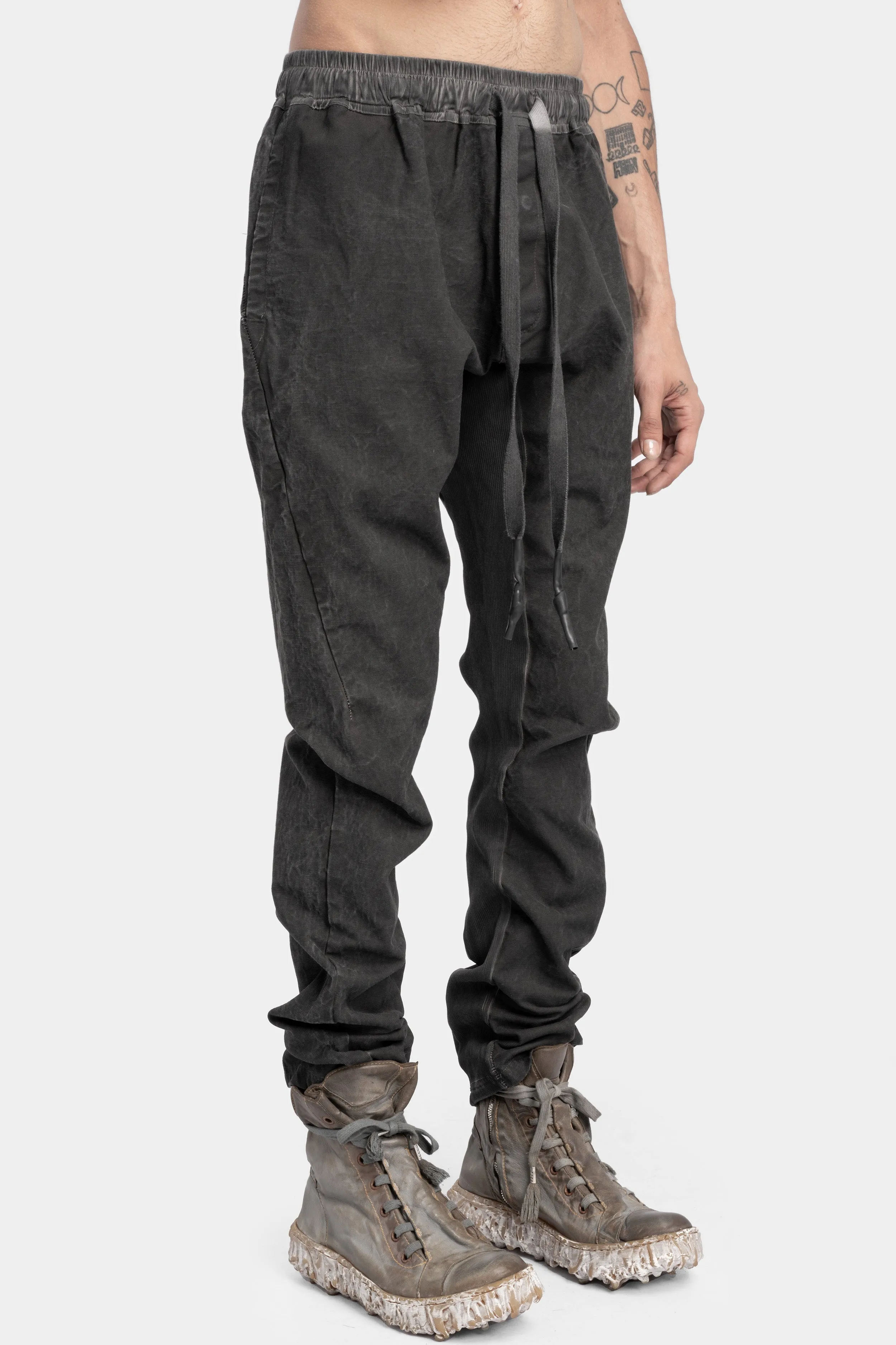 4 pockets pants, Plomb grey