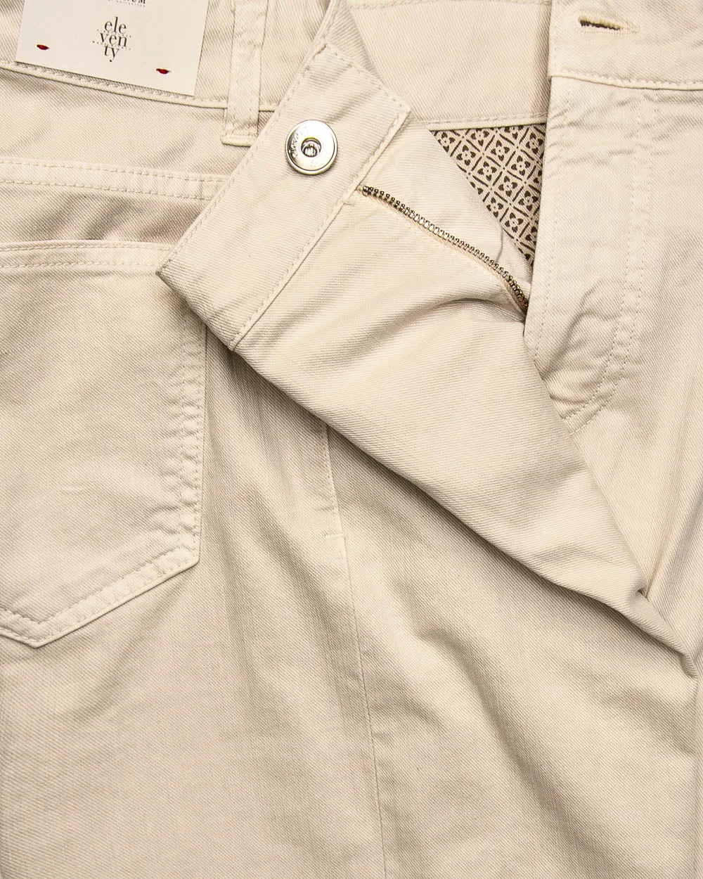 5 Pocket Denim in Sand