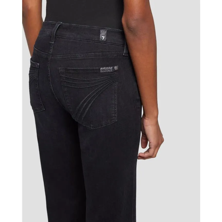 7 FOR ALL MANKIND TAILORLESS DOJO IN BLACK ROSE, Size 26