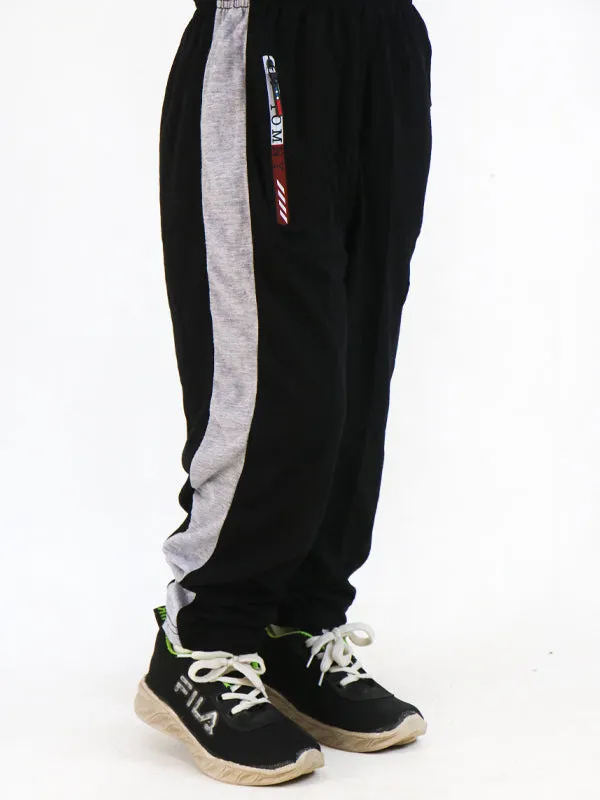 9Yrs - 14Yrs Black Jersey Trouser For Boys LF BT19