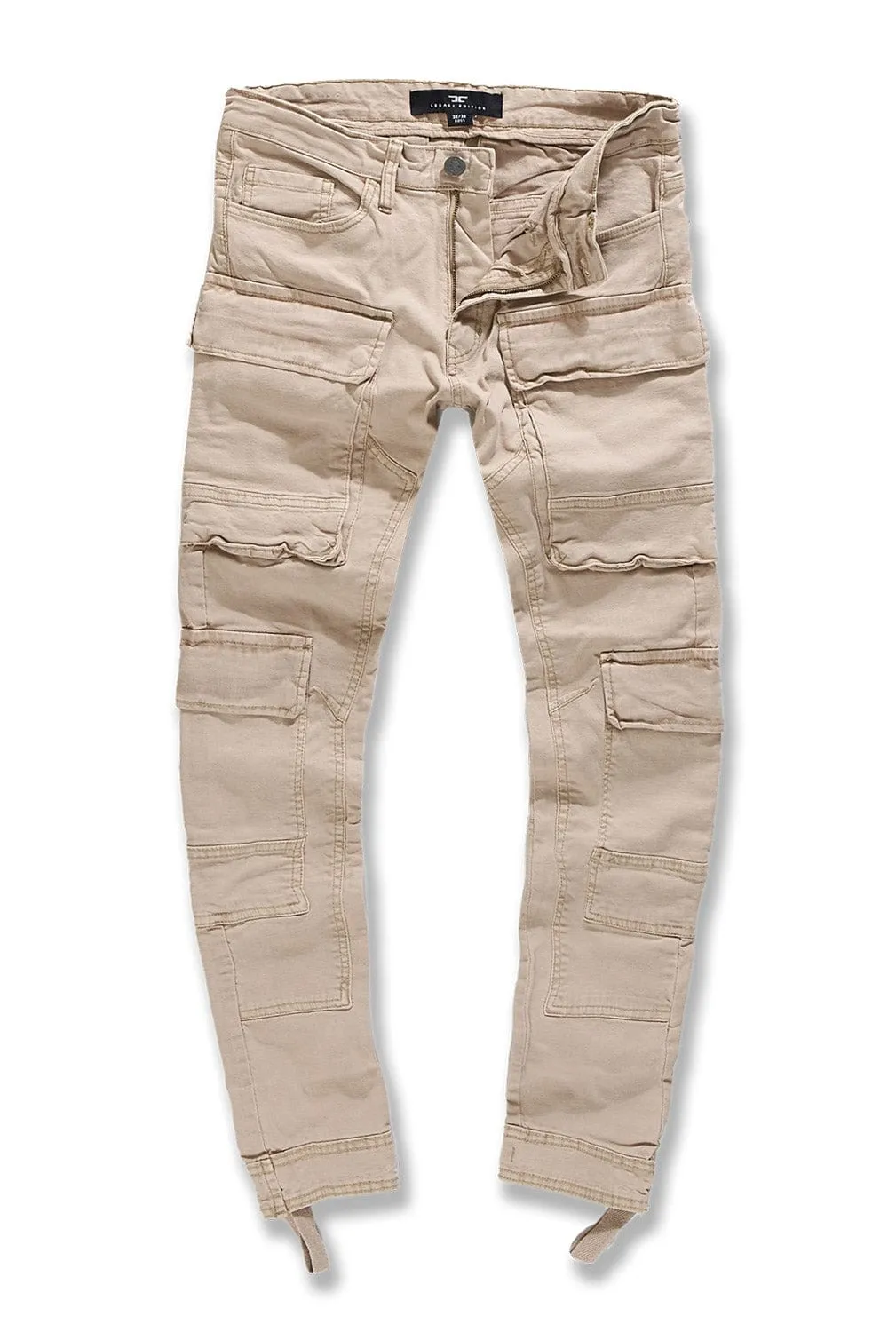 Aaron - Alpine Cargo Pants (Steel Khaki)