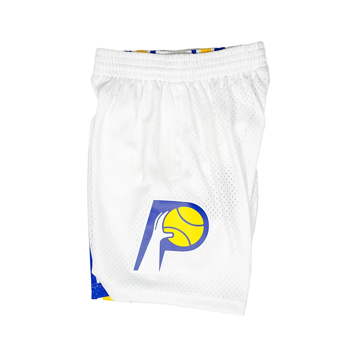 Adult Indiana Pacers '03 Swingman Shorts in White by Mitchell and Ness