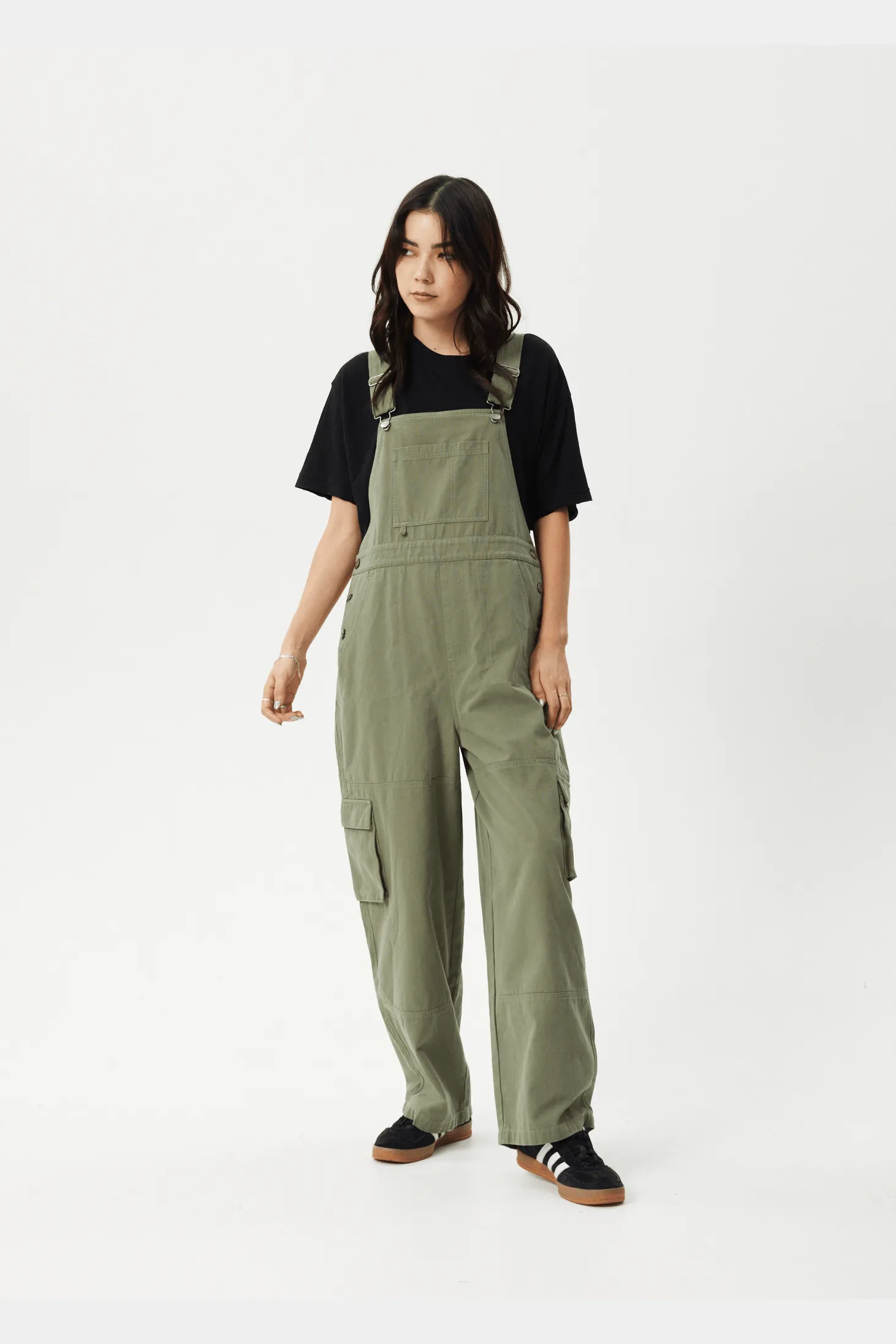 AFENDS Fraser utility overalls - Olive