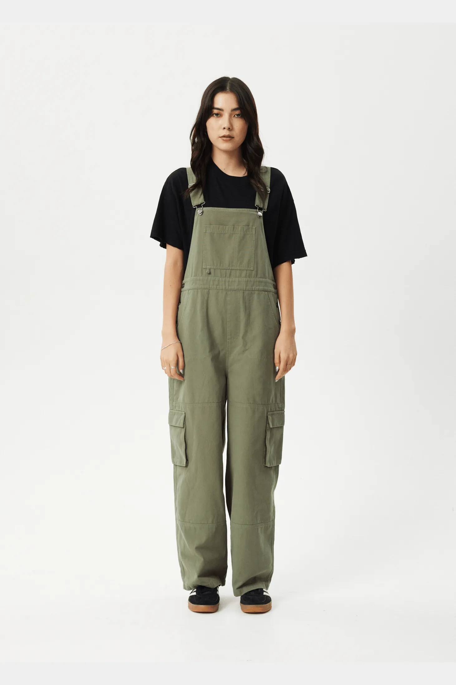 AFENDS Fraser utility overalls - Olive