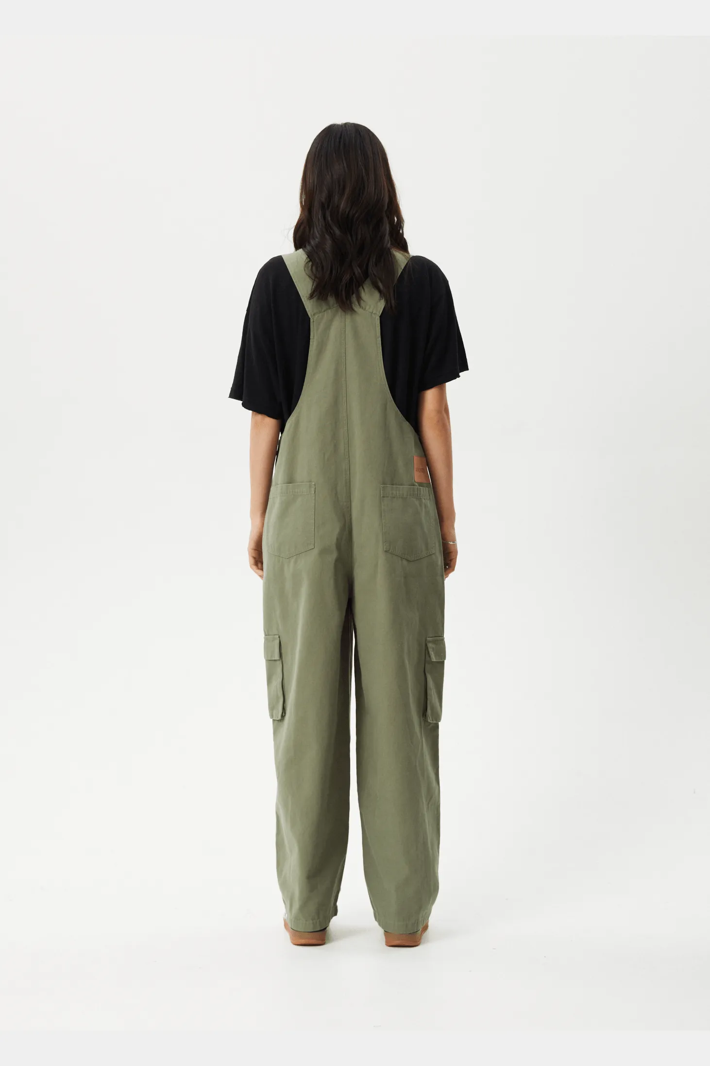 AFENDS Fraser utility overalls - Olive