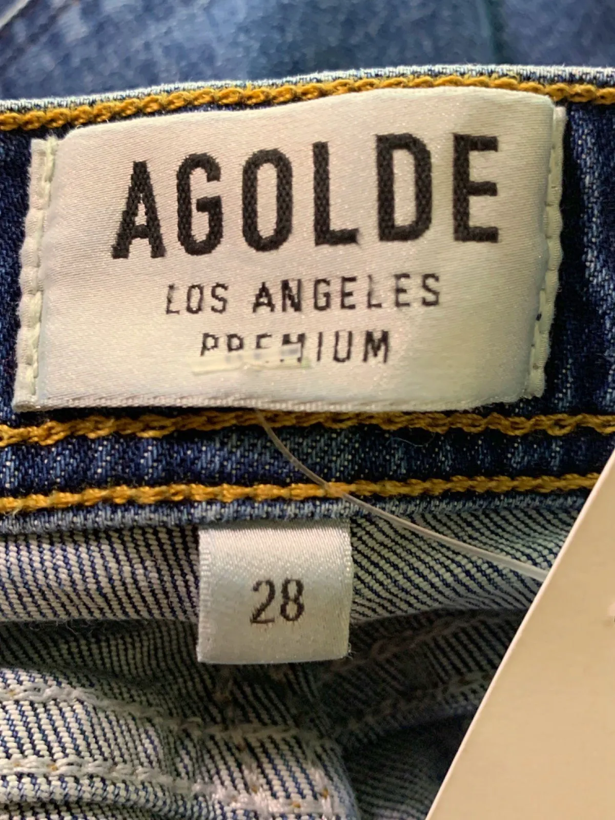 AGOLDE Blue Skinny Jeans W28