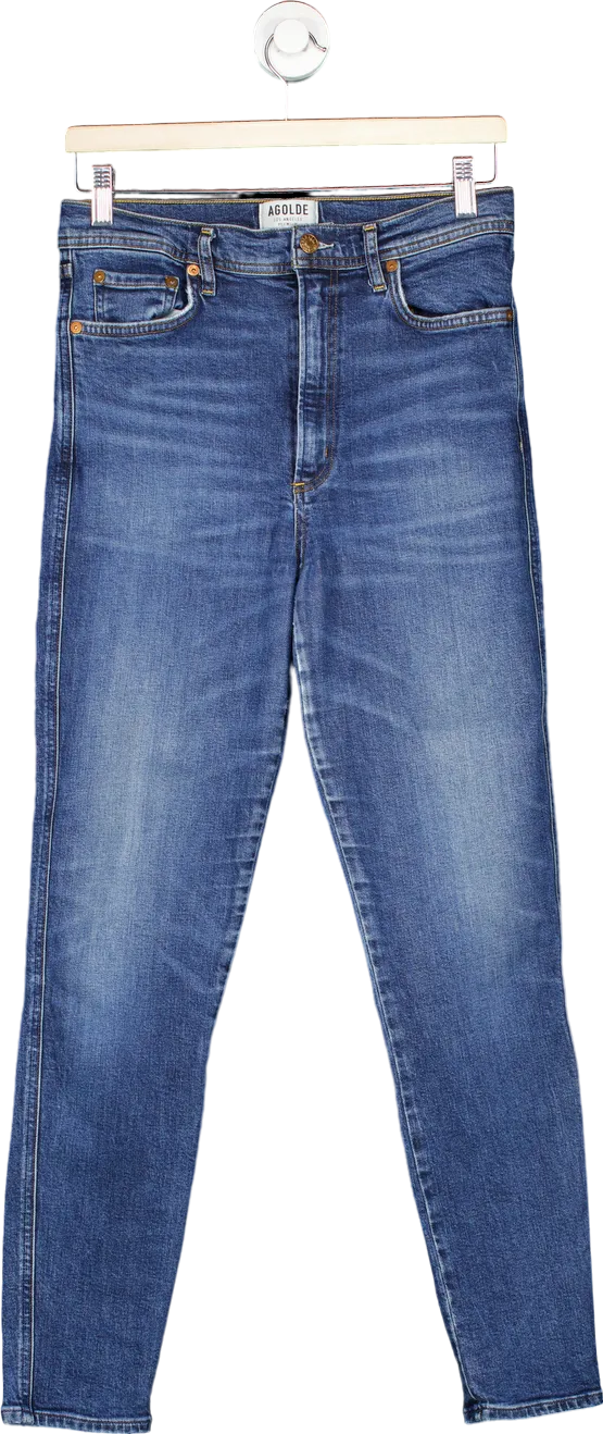 AGOLDE Blue Skinny Jeans W28