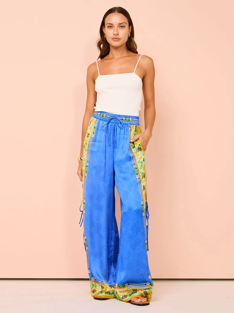 Alemais Linda Pant in Cobalt