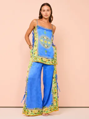 Alemais Linda Pant in Cobalt