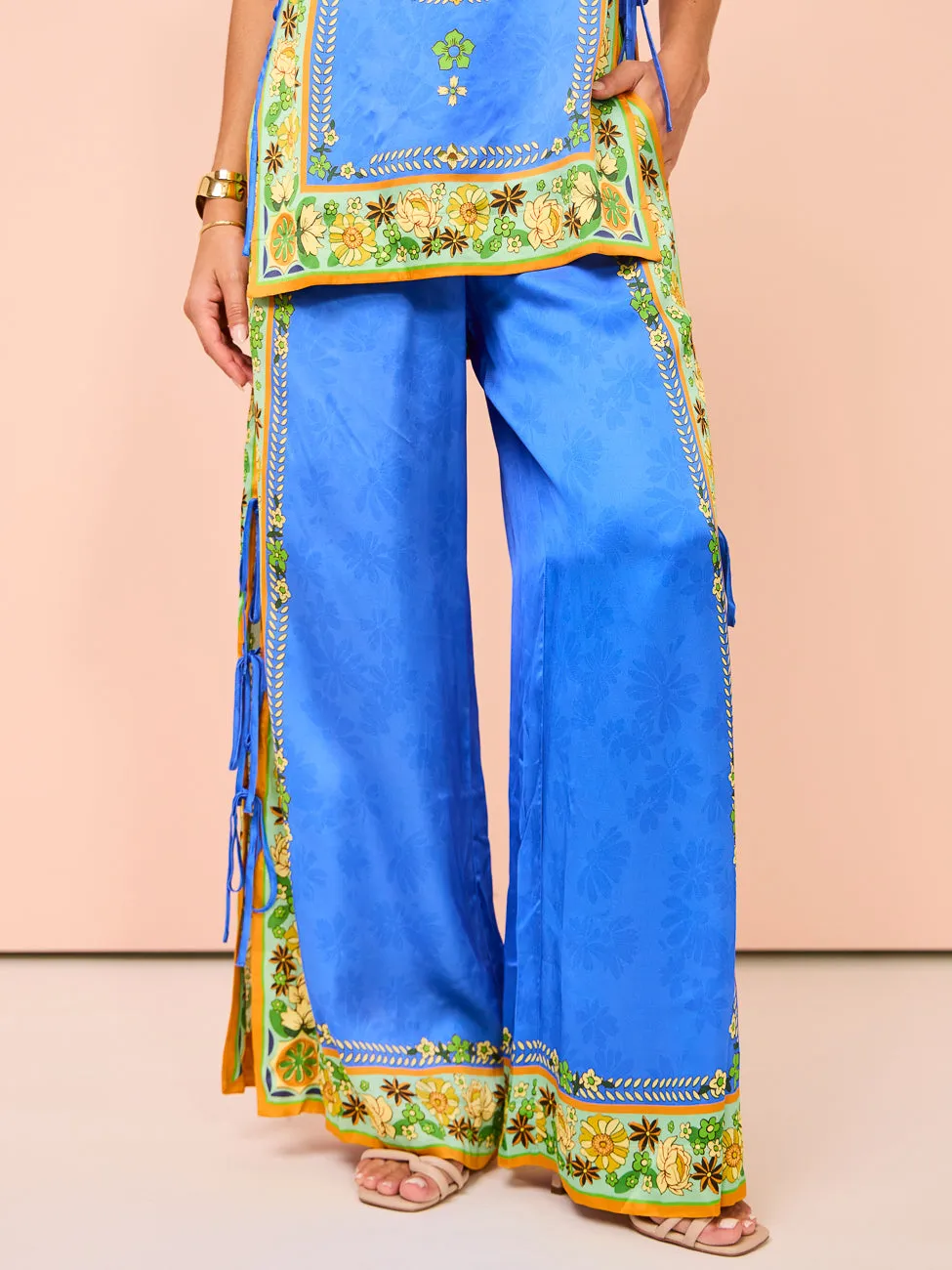 Alemais Linda Pant in Cobalt