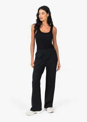 All-Around Lounge Straight Leg Trouser Black