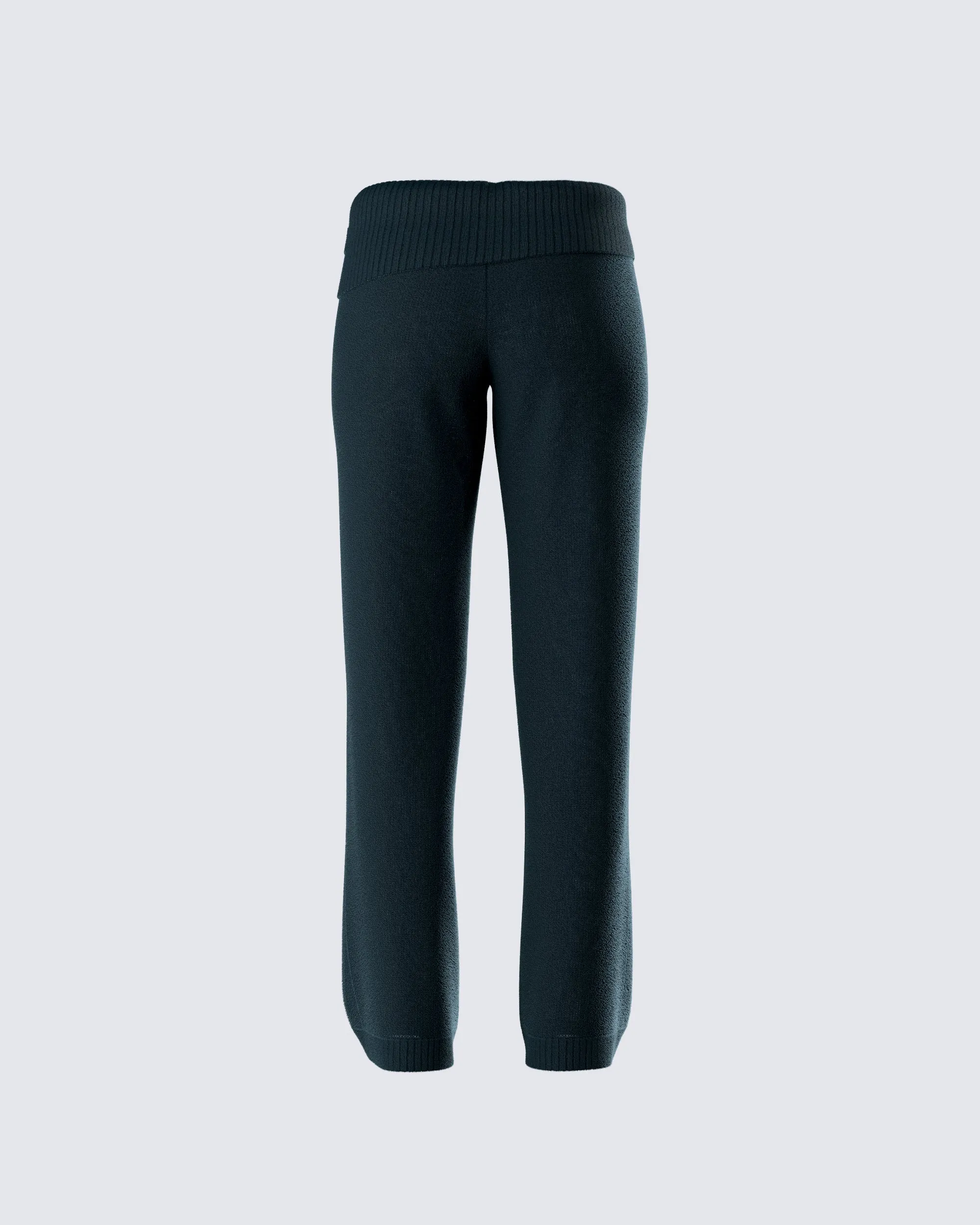 Alyssa Black Knit Pant