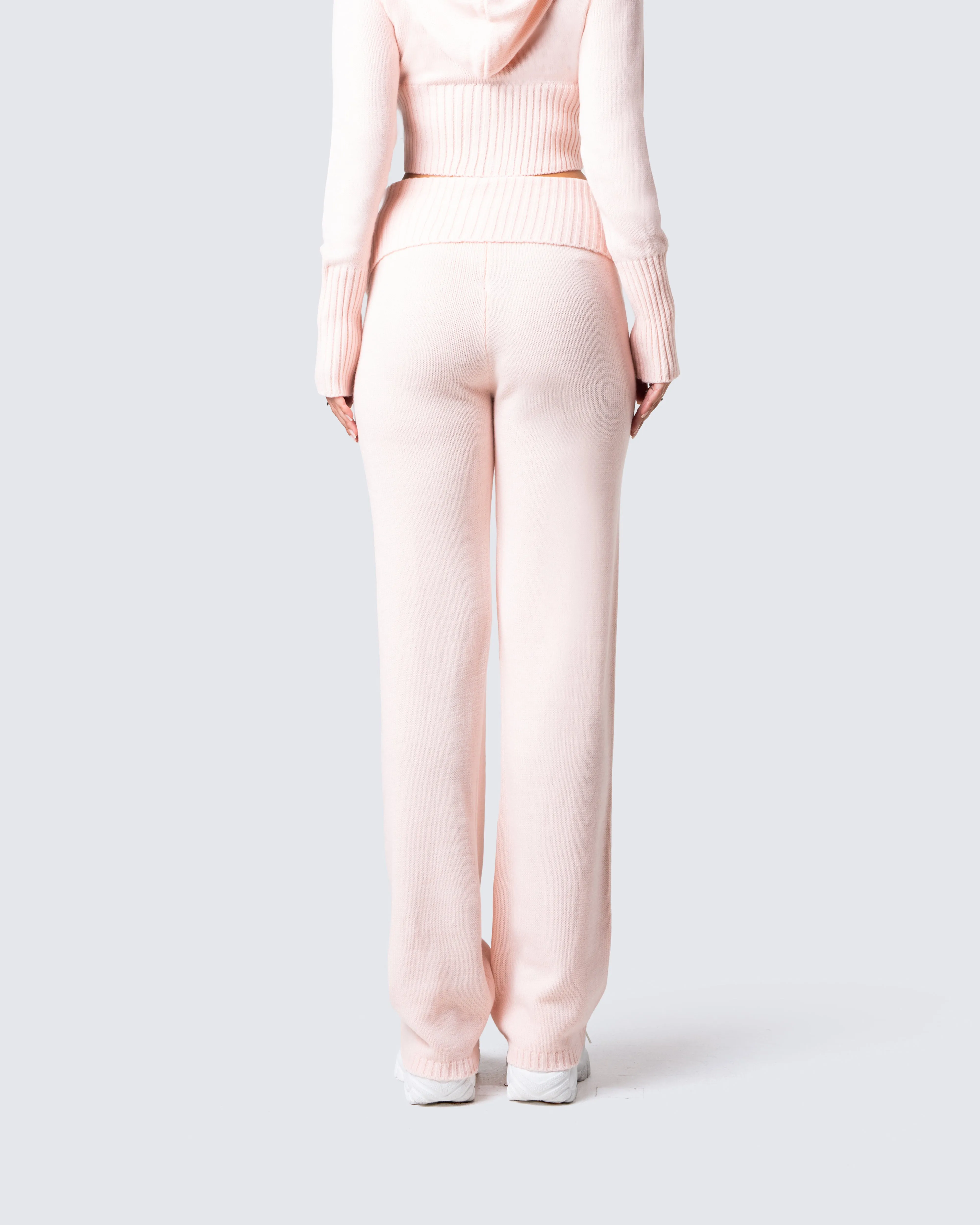 Alyssa Pink Knit Pant