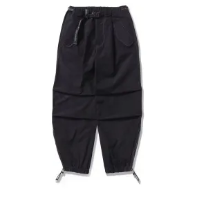 And Wander Side Zip Hem Pants Black