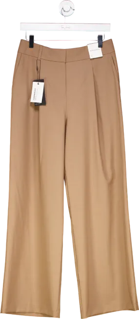 Autograph Brown Wide High Rise Trousers UK 10