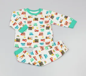 Baby Boys Tranport Pyjama Set (1  1.5  2 yrs)-GF3151