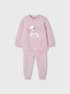 Baby Girls Pink Pyjamas Set | Mayoral