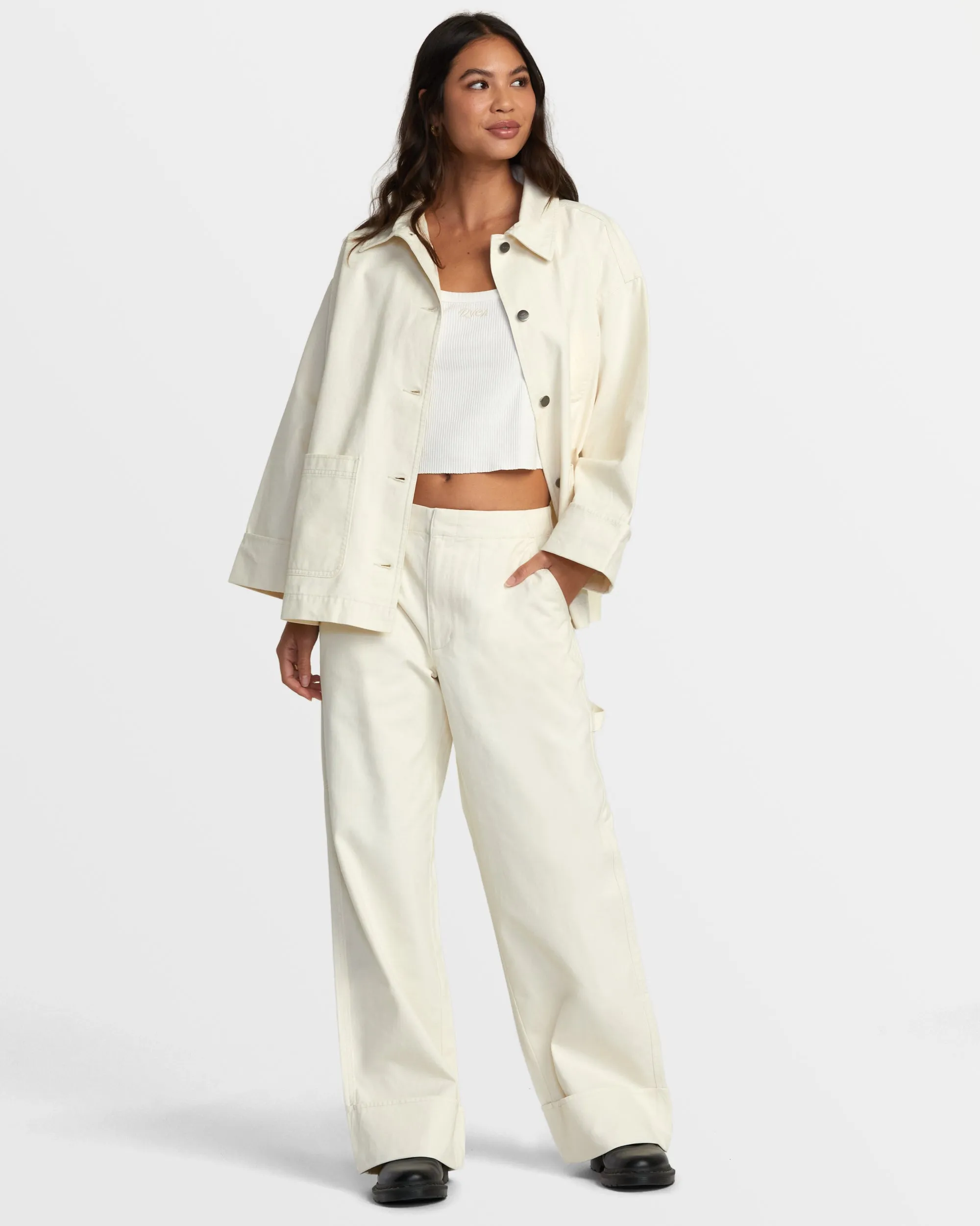 Back Bay Relaxed Fit Pants - Latte