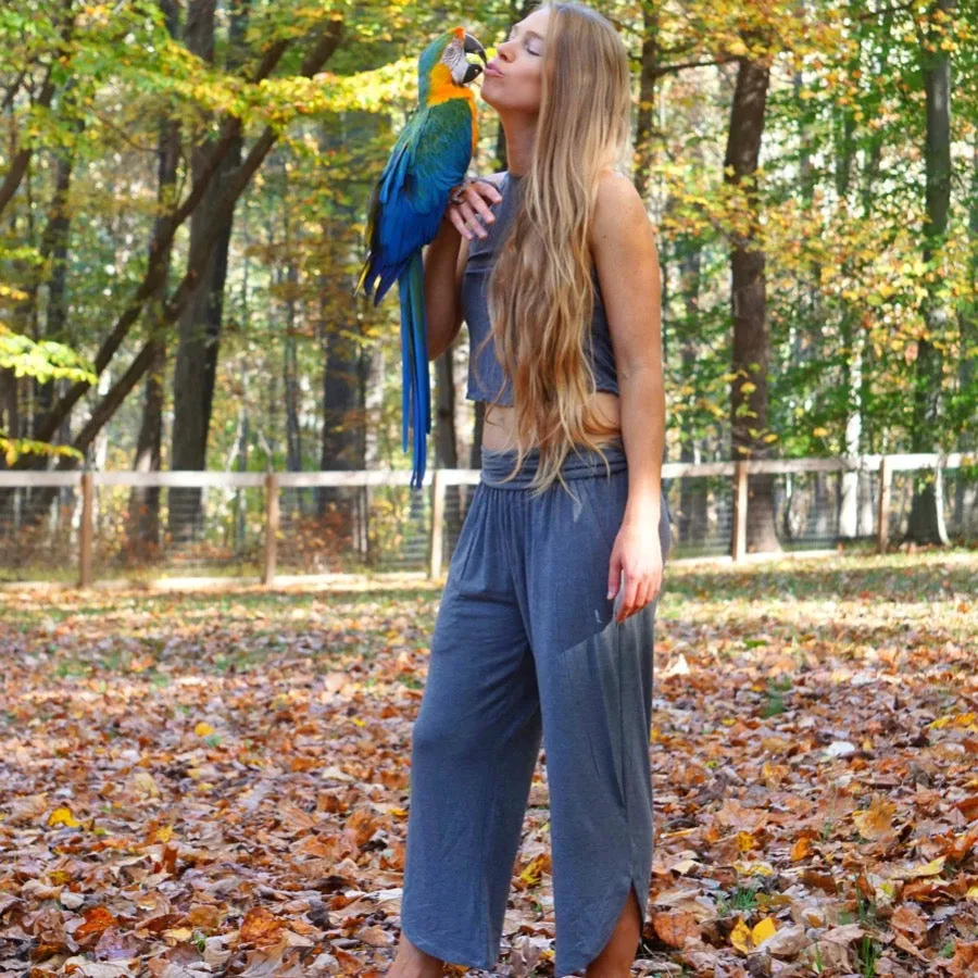 Bamboo Flow Pant ~ Heather