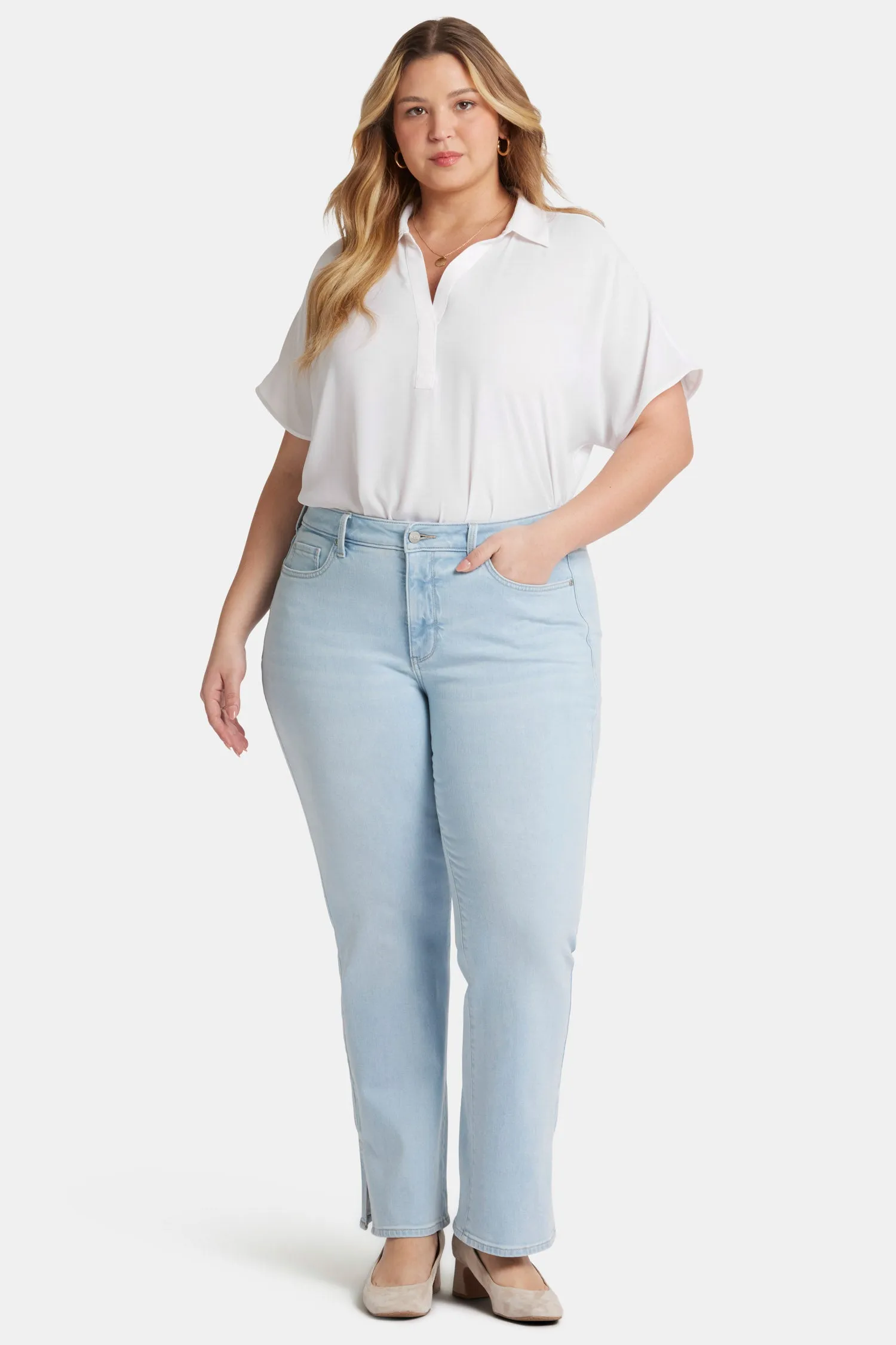 Barbara Bootcut Jeans In Plus Size - Oceanfront