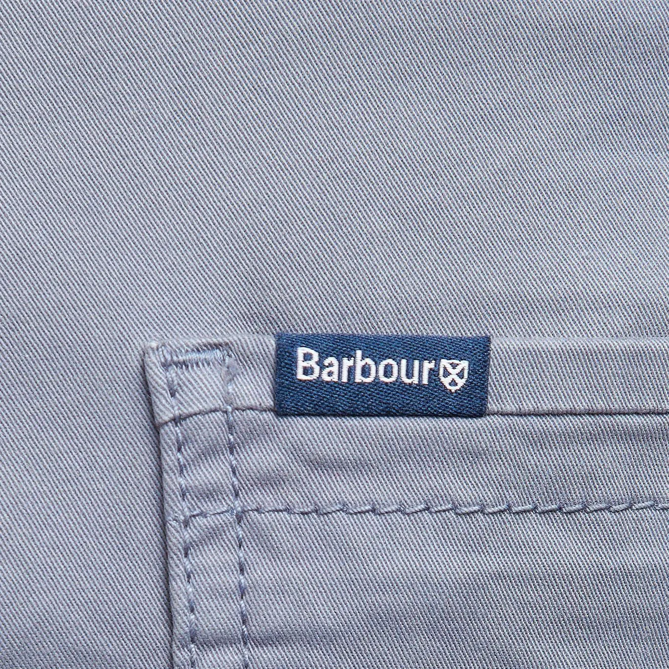 Barbour Overdyed Twill Trousers Washed Blue