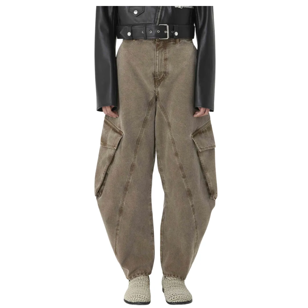 Barrel Leg Trousers