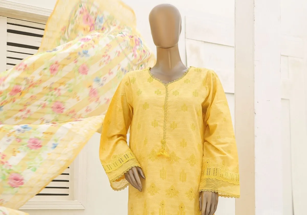 Bin Saeed Chikankari Lawn Suit BIN111