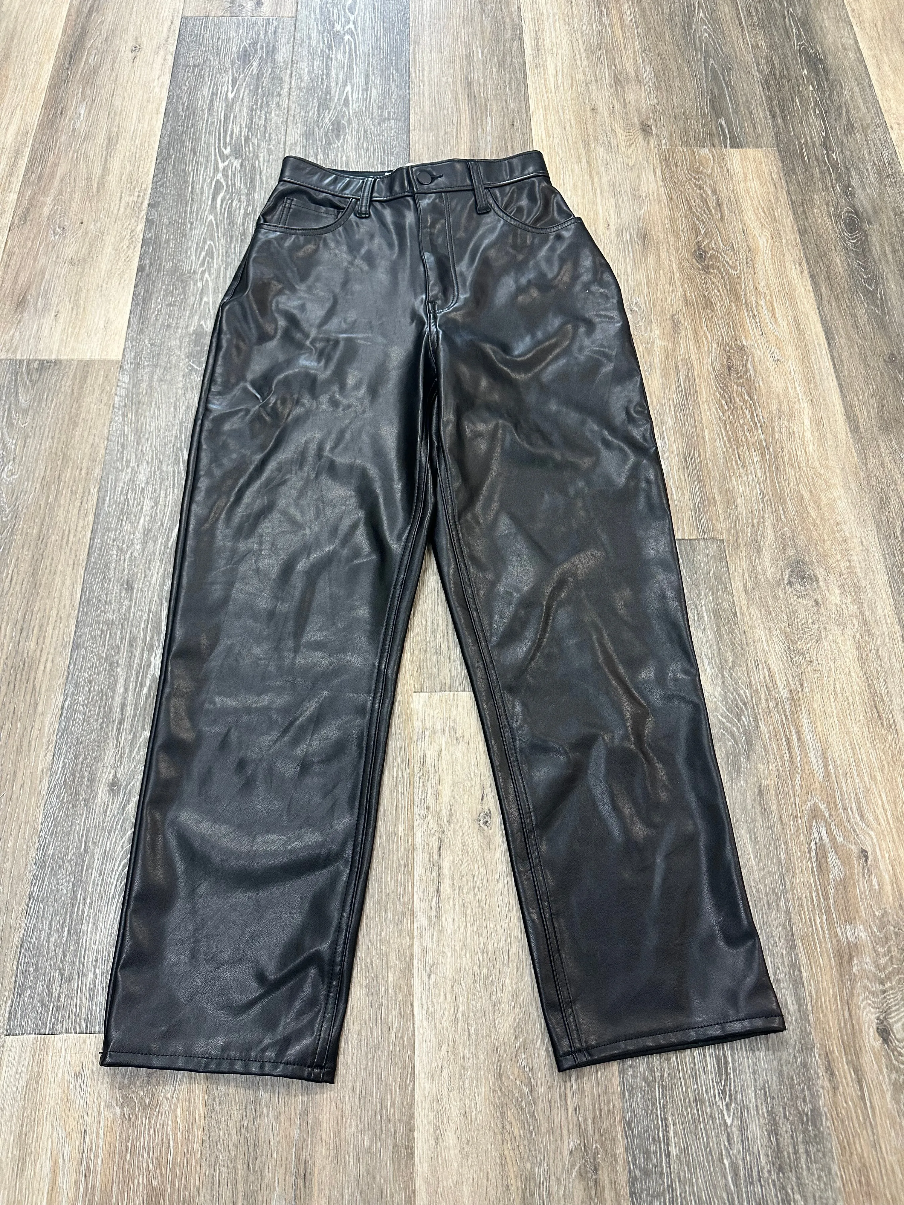 Black Pants Wide Leg Abercrombie And Fitch, Size 4