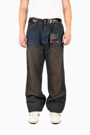 Blend Jeans Brown Acid Washed