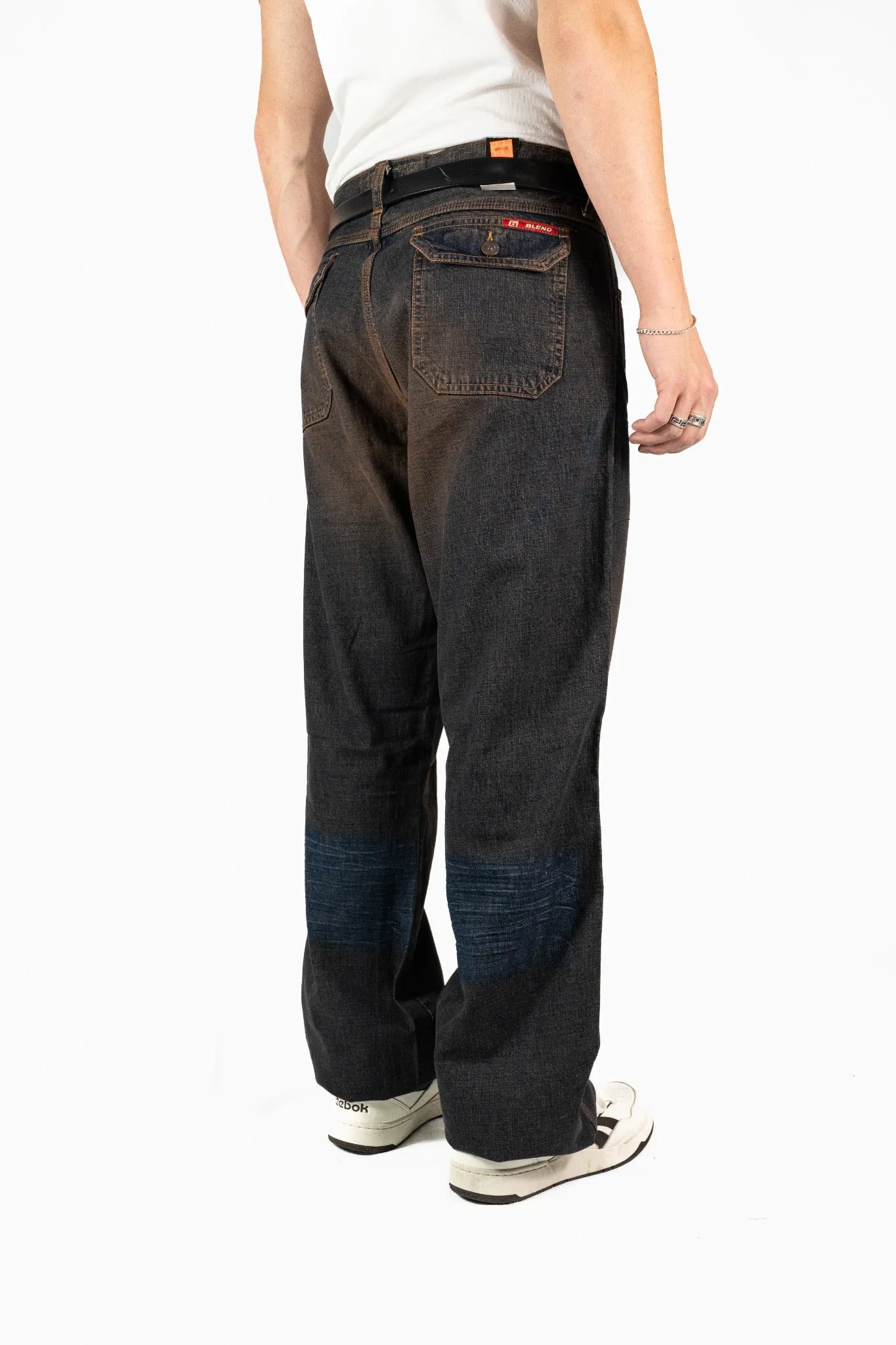 Blend Jeans Brown Acid Washed