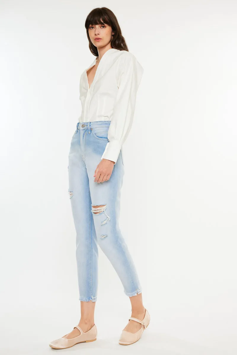 Bliss High Rise Mom Jeans