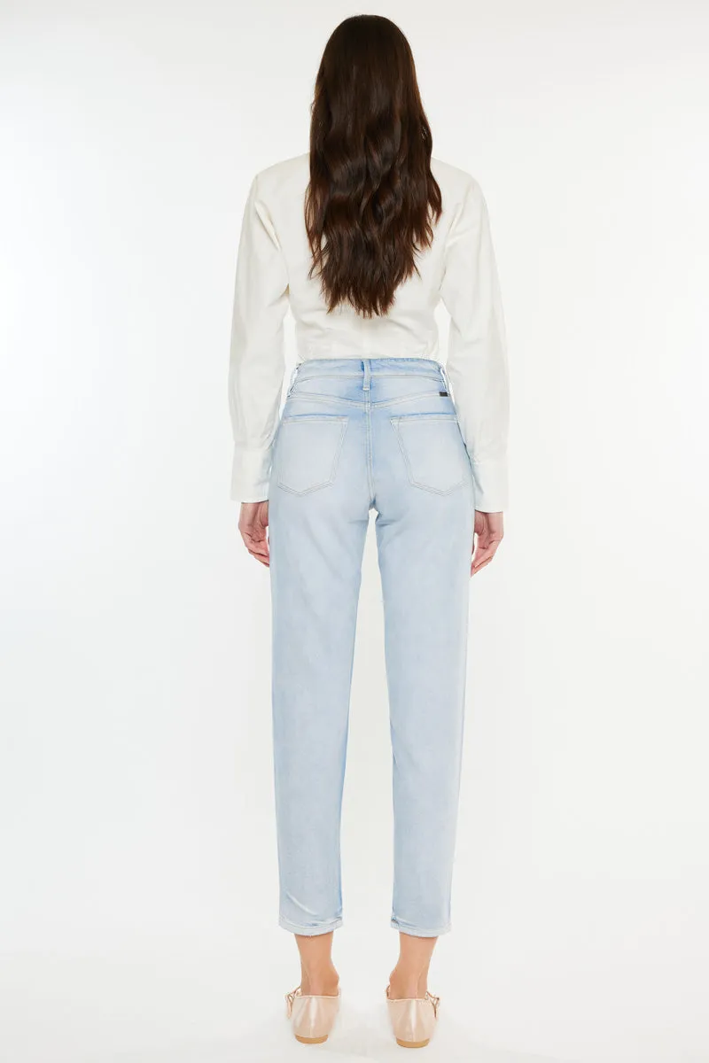 Bliss High Rise Mom Jeans