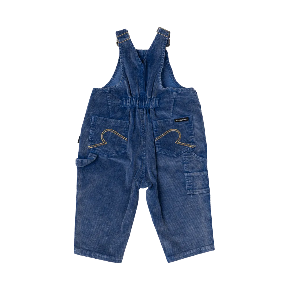 BLUE  CORD BABY OVERALLS