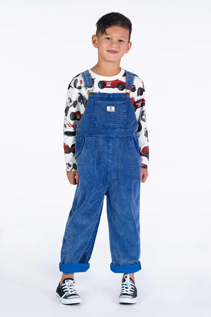 Blue Corduroy Baby Overalls