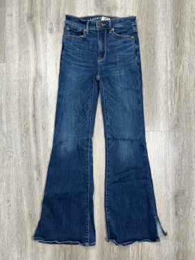 Blue Denim Jeans Flared American Eagle, Size 0