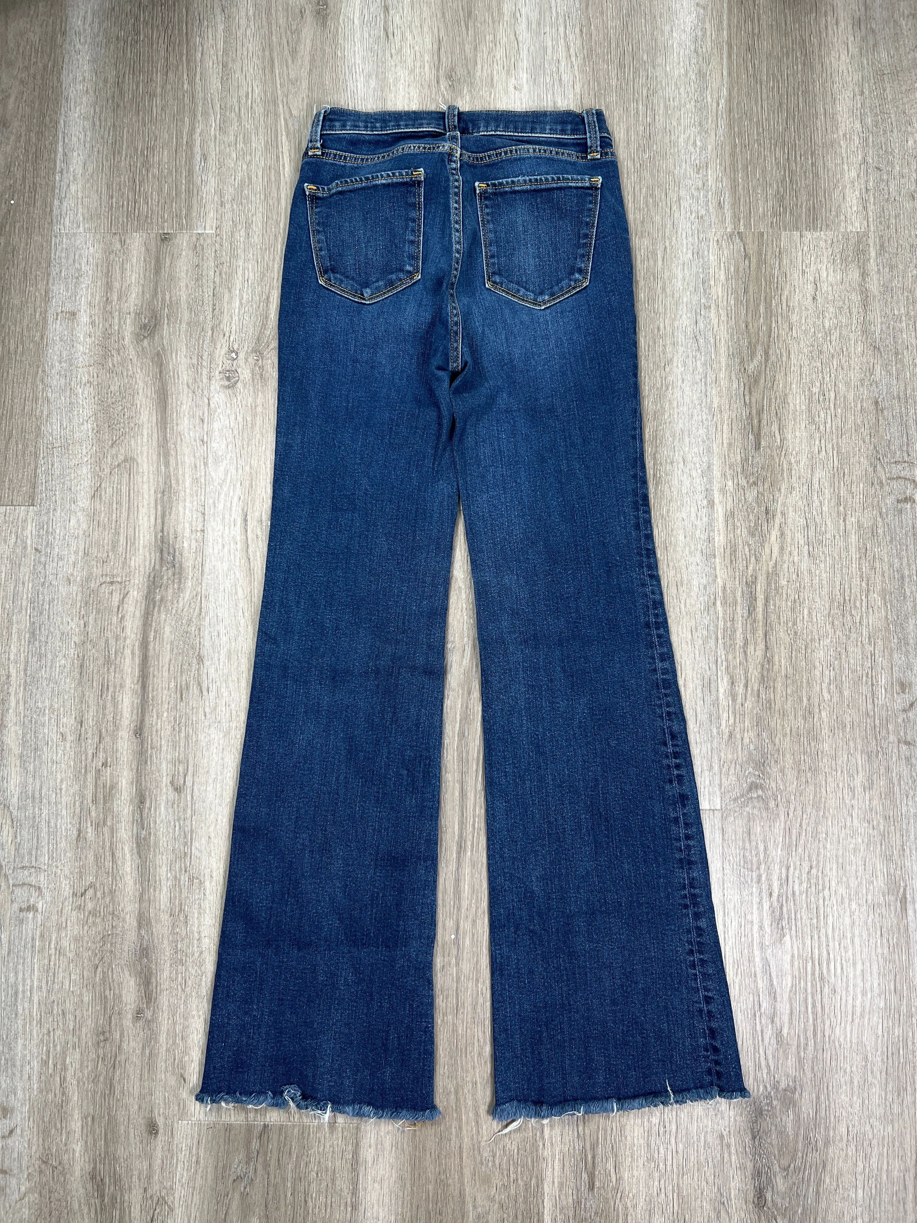 Blue Denim Jeans Flared Gap, Size 0