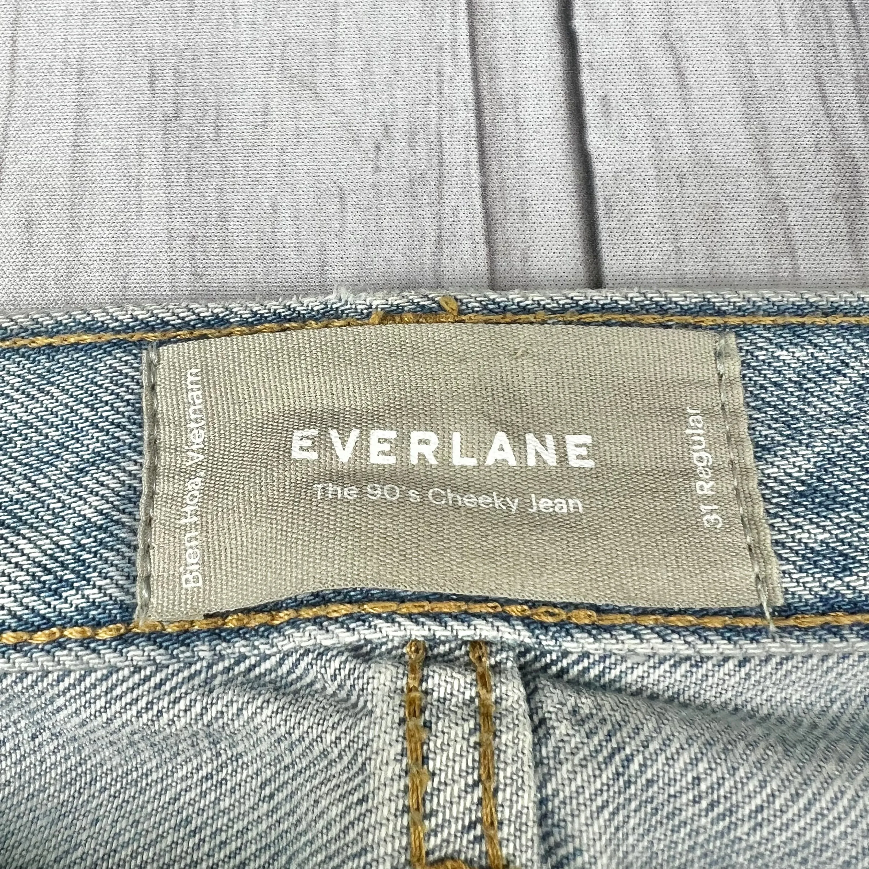 Blue Denim Jeans Straight By Everlane, Size: 12