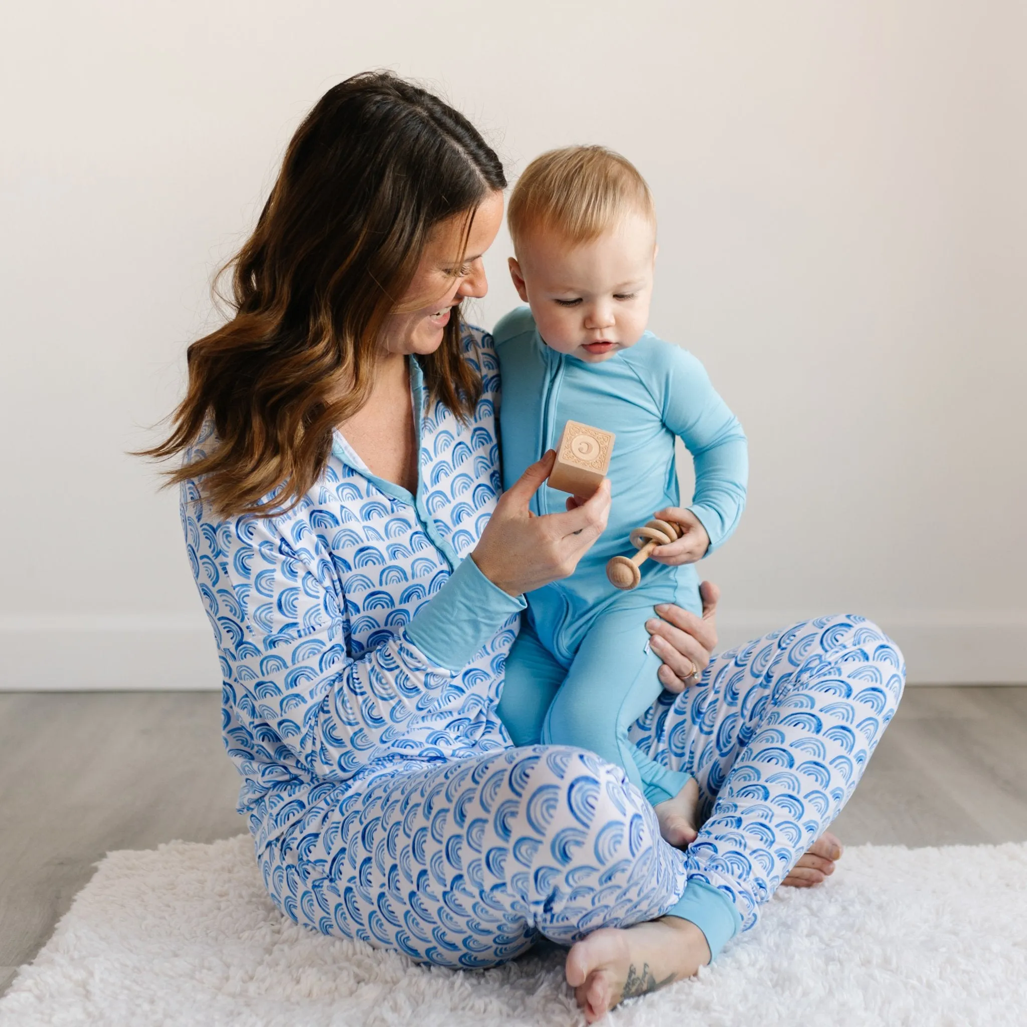 Blue Rainbows Women's Pajama Pants